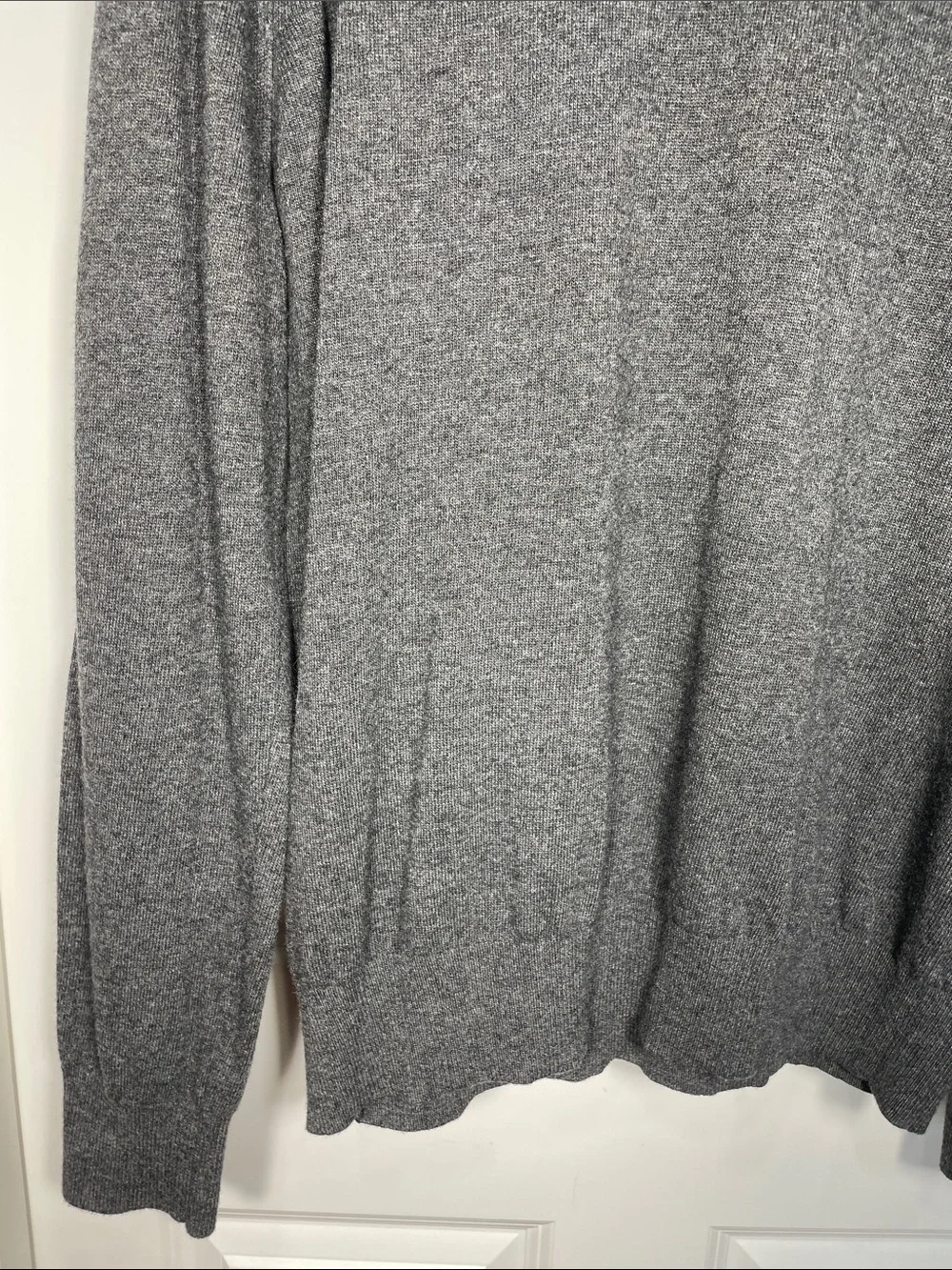 Banana Republic Men’s Crewneck Sweater Large Wool Cashmere Blend Italian Yarn